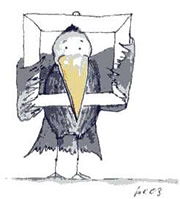 Vogel-Karikaturen von Susanne Engl-Adacker nach Ihren Wnschen